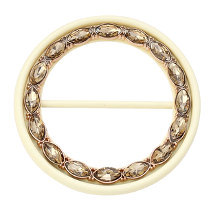 腰带扣风衣大衣松紧调节扣水钻装饰日字扣圆形扣环衣角下摆打结扣