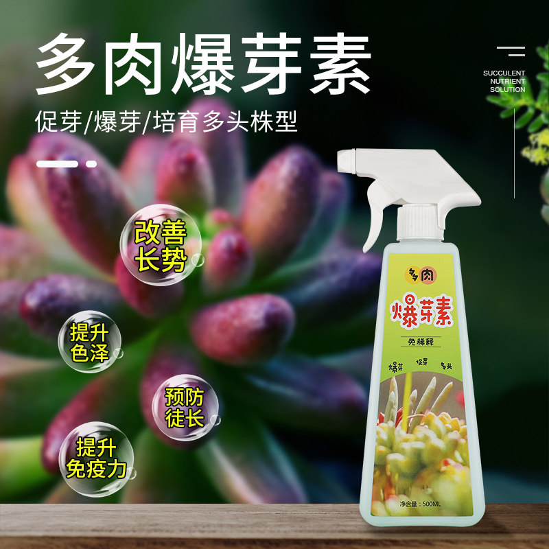 优芽素多肉专用爆芽素营养液肥料绿植物催芽促群生矮胖素花卉增色