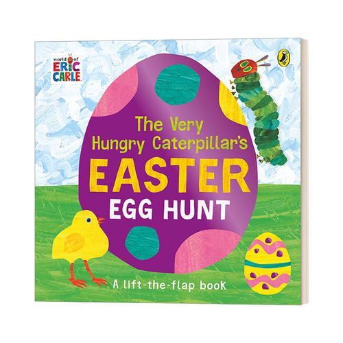 英文原版绘本 The Very Hungry Caterpillar's Easter Egg Hunt 好饥饿的毛毛虫 寻找复活节彩蛋 纸板书 英文版 进口英语原版书籍