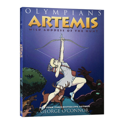 英文原版 Olympians Artemis Wild Goddess of the Hunt 奥林匹斯主神系列 阿耳特弥斯 英文版 进口英语原版书籍儿童全英语书