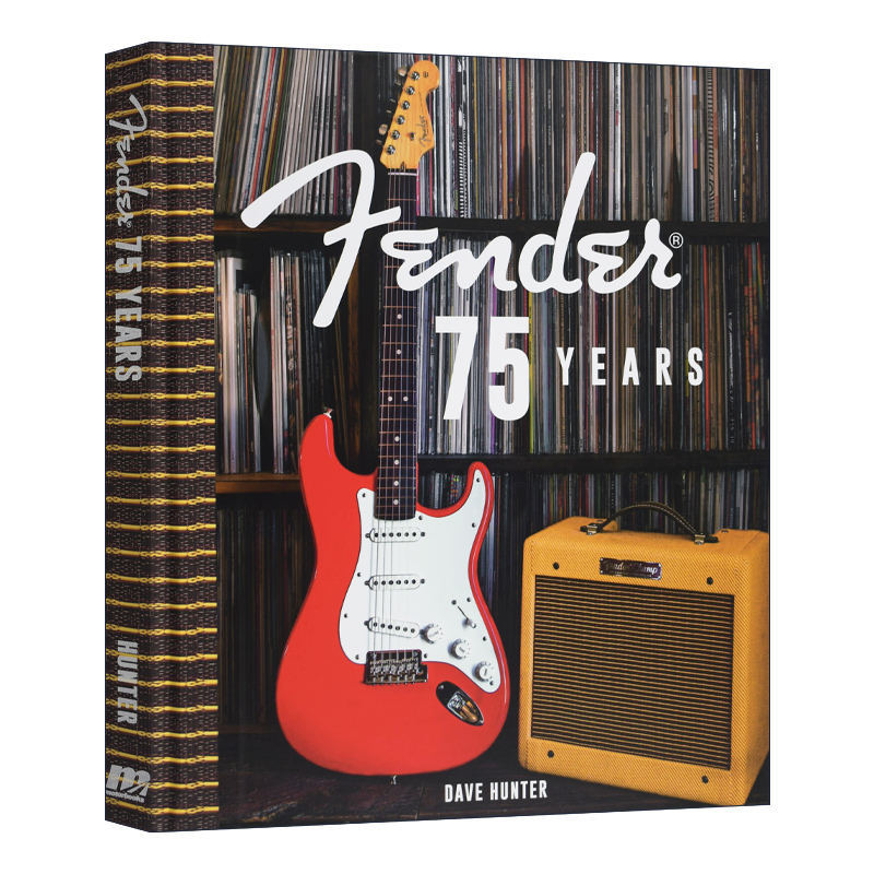 英文原版 Fender 75 Years芬达乐器公司75年 精装 英文版 进口英语原版书籍