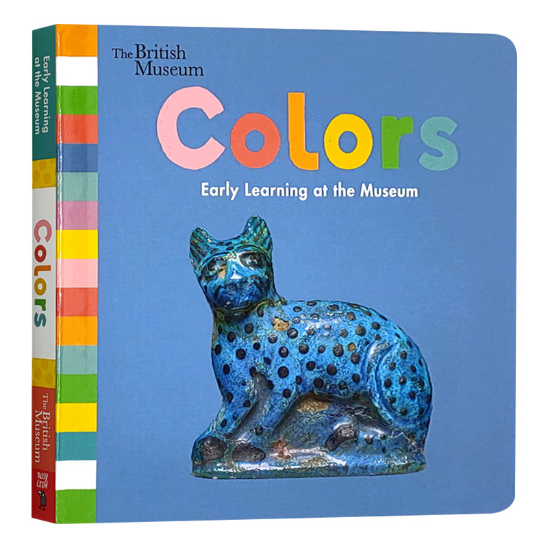 大英博物馆早教绘本系列 颜色 英文原版 Colors Early Learning at the Museum 儿童英语启蒙益智纸板书 英文版进口原版书籍