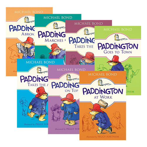 帕丁顿熊章节小说7册 Paddington Classic Adventures Box Set 英文版原版书籍 正版进口英语儿童读物书