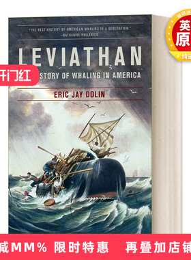 英文原版 Leviathan The History of Whaling in America 利维坦 美国捕鲸史 英文版 进口英语原版书籍