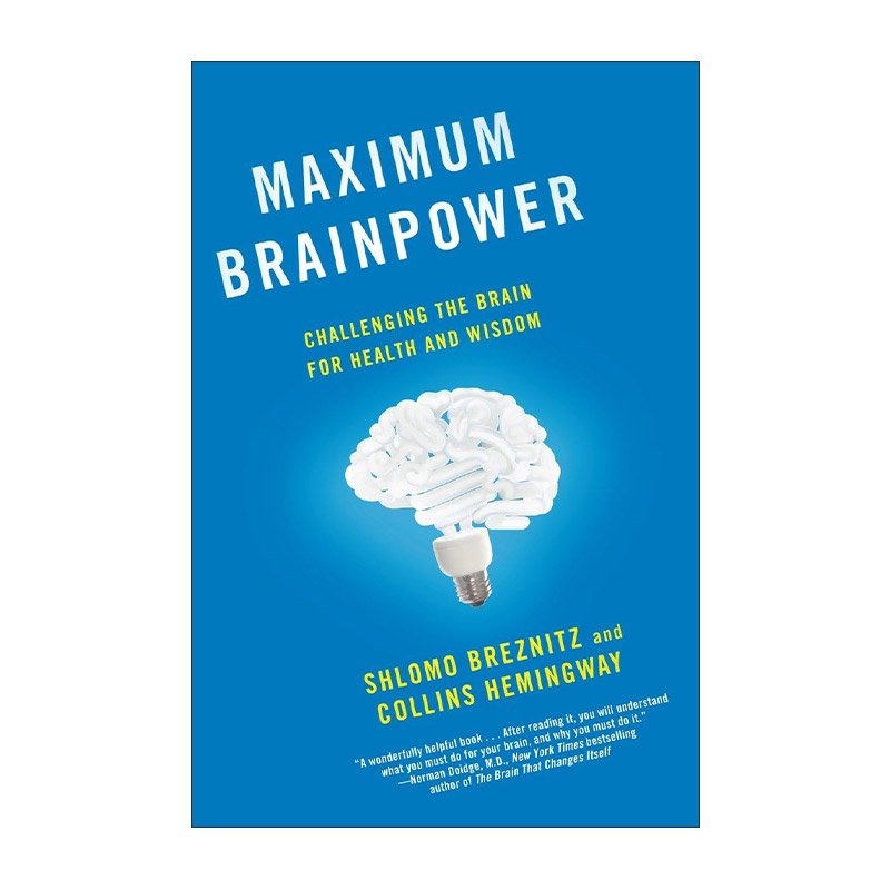 英文原版 Maximum Brainpower 脑力极限 挑战大脑的健康和智慧 Shlomo Breznitz 英文版 进口英语原版书籍