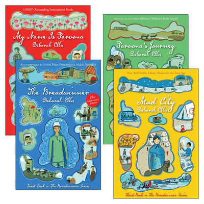 英文原版 Breadwinner Series 养家之人系列1-4册 帕瓦娜的守候作者Deborah Ellis 英文版 进口英语原版书籍