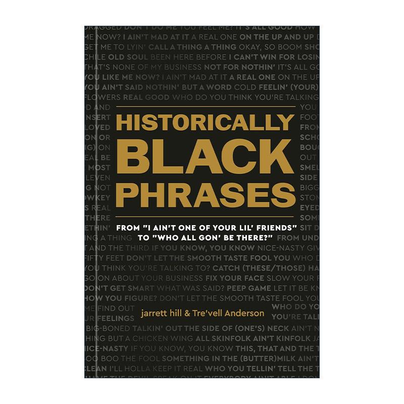 英文原版 Historically Black Phrases 历史上的黑人短语汇编 有色人种促进协会形象奖 语言学 精装 英文版 进口英语原版书籍