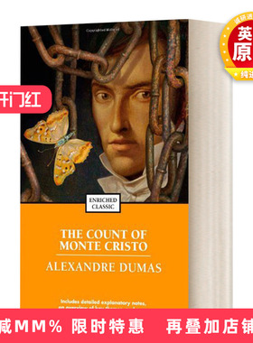 英文原版小说 The Count of Monte Cristo 基督山伯爵  Enriched Classics系列 英文版 进口英语原版书籍