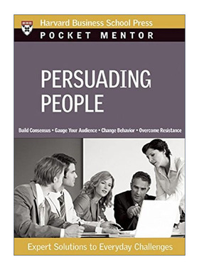 英文原版 Persuading People Pocket Mentor 说服指南 演讲 建立信誉 哈佛商业评论 英文版 进口英语原版书籍