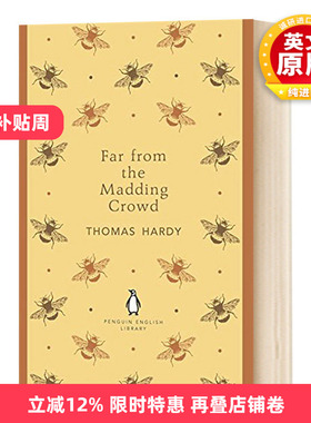 远离尘嚣 Far From the Madding Crowd 托马斯·哈代 企鹅英文图书馆 英文原版小说进口书籍