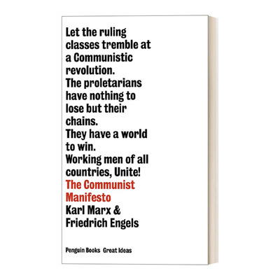 英文原版 The Communist Manifesto 共产党宣言 马克思 恩格斯 企鹅伟大思想系列 英文版 进口英语原版书籍