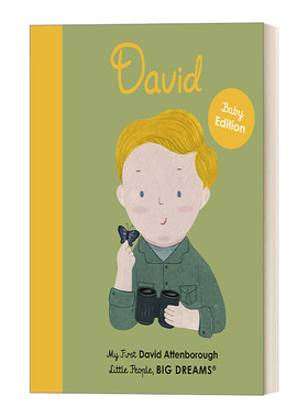 英文原版绘本 David Attenborough My First David Attenborough 小人物大梦想纸板书 探险家大卫·爱登堡 英文版 进口英语书籍