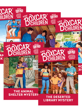 英文原版 棚车少年21-25册套装 The Boxcar Children Mysteries Books 21-25 美国经典儿童读物励志故事 英文版