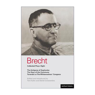 英文原版 Brecht Plays 8 布莱希特戏剧选集8 索福克勒斯的安提戈涅 公社时代 图兰朵 英文版 进口英语原版书籍