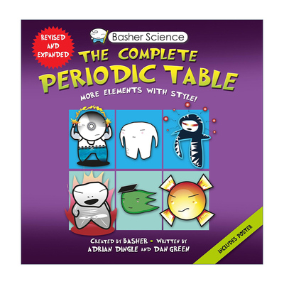 英文版世上最酷科学书元素周期表