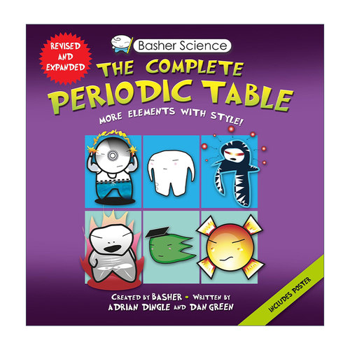 英文版世上最酷科学书元素周期表