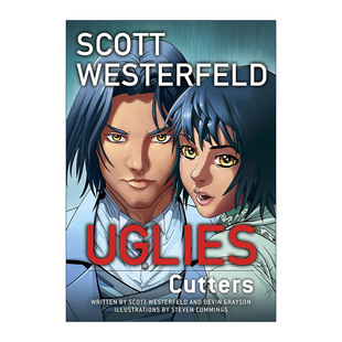 Scott 书籍 Cutters 进口英语原版 英文版 Westerfeld 青少年奇幻漫画小说 剪刀手 丑八怪 Uglies 英文原版
