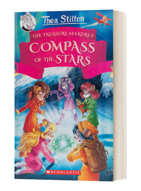 英文原版 The Compass of the Stars 星星的罗盘 女版老鼠记者和寻宝者2 Thea Stilton and the Treasure Seekers精装进口英语书籍