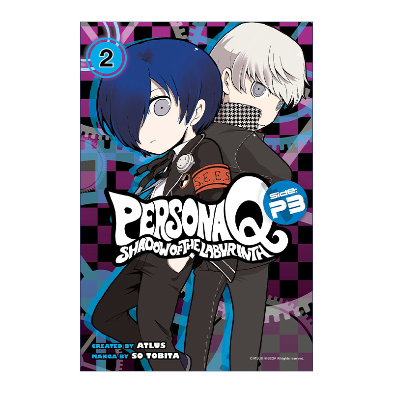 英文原版 Persona Q Shadow of the Labyrinth Side P3 Vol.2 女神异闻录Q 迷宫暗影 P3 卷二 日本ATLUS游戏漫画 英文版进口英语书