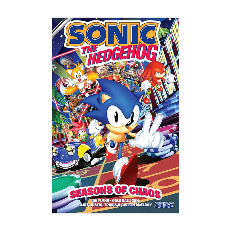 英文原版 Sonic the Hedgehog Seasons of Chaos 刺猬索尼克 混沌之季 IDW儿童漫画 Ian Flynn 英文版 进口英语原版书籍