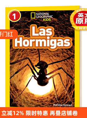英文原版 National Geographic Kids Readers L1: Las Hormigas 英文版儿童全英语书