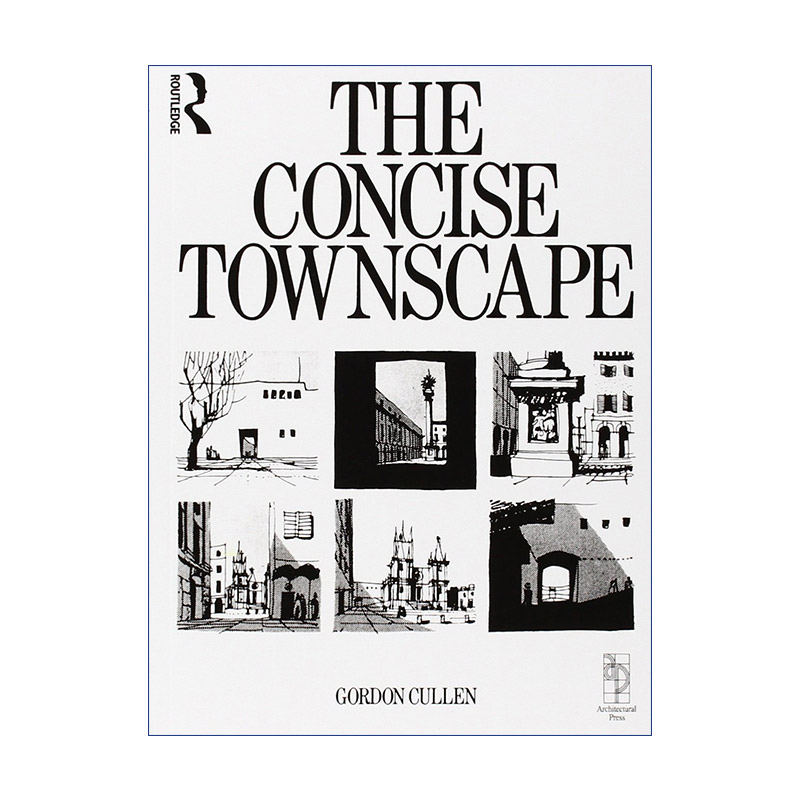英文原版 Concise Townscape 简明城市景观 英文版 进口英语原版书籍