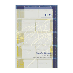 Cornelia 法律文件與媒介技術(shù) Files 書籍 英文版 進(jìn)口英語原版 Vismann 英文原版
