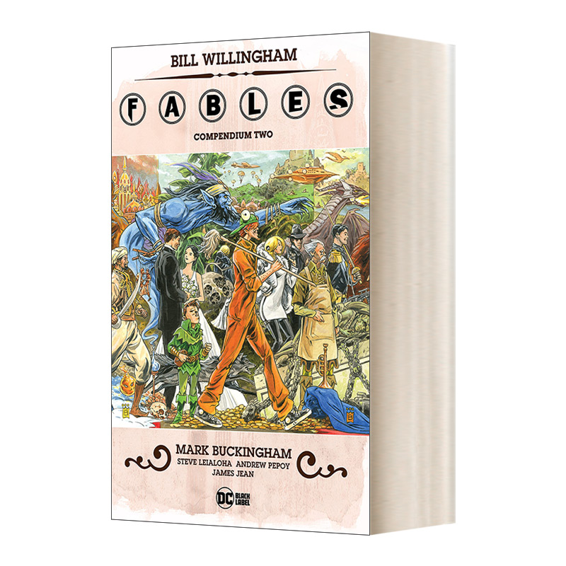 英文原版 Fables Compendium Two童话镇完全版2 DC漫画英文版进口英语原版书籍