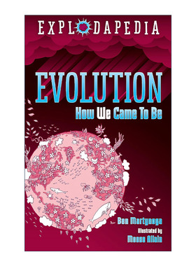英文原版 Explodapedia: Evolution 爆炸科普系列 生物进化的故事 英文版 进口英语原版书籍