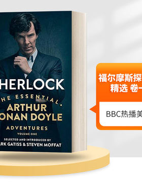 英文原版 Sherlock The Essential Arthur Conan Doyle Adventures Volume 1 福尔摩斯探案集精选卷一 影视封面 英文版进口英语书