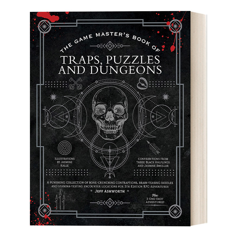 英文原版 The Game Master's Book of Traps Puzzles and Dungeons 游戏大师 英文版 进口英语原版书籍
