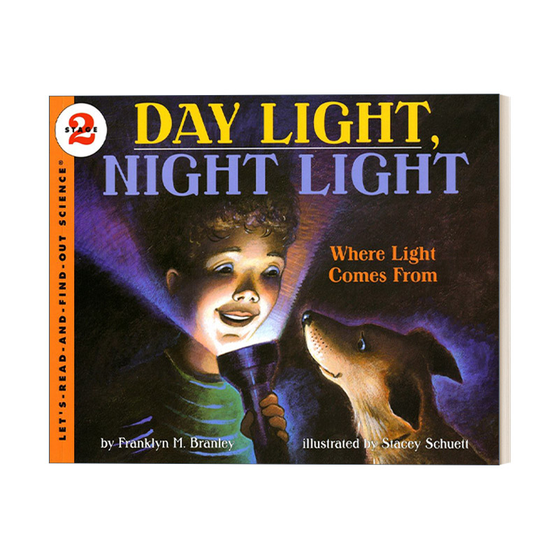 英文原版绘本 Let's Read and Find Out 2 Day Light Night Light 昼灯 夜灯 英文版 进口英语原版书籍