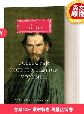 英文原版小说 Leo Tolstoy Collected Shorter Fiction Vol 1 托尔斯泰短篇小说集卷一 英文版 人人图书馆精装收藏版 进口英语书籍