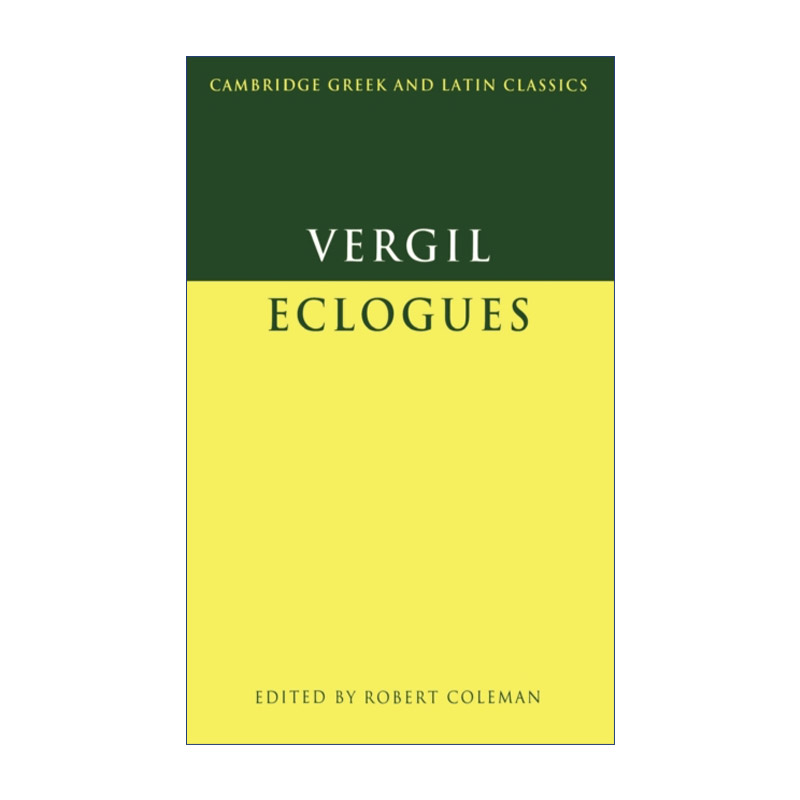 英文原版 Virgil: Eclogues维吉尔牧歌集剑桥希腊拉丁语经典系列原文加学者注释英文版进口英语原版书籍