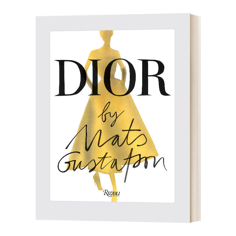 英文原版 dior by mats gustafson 时尚插画师马兹 古斯塔夫森笔下的