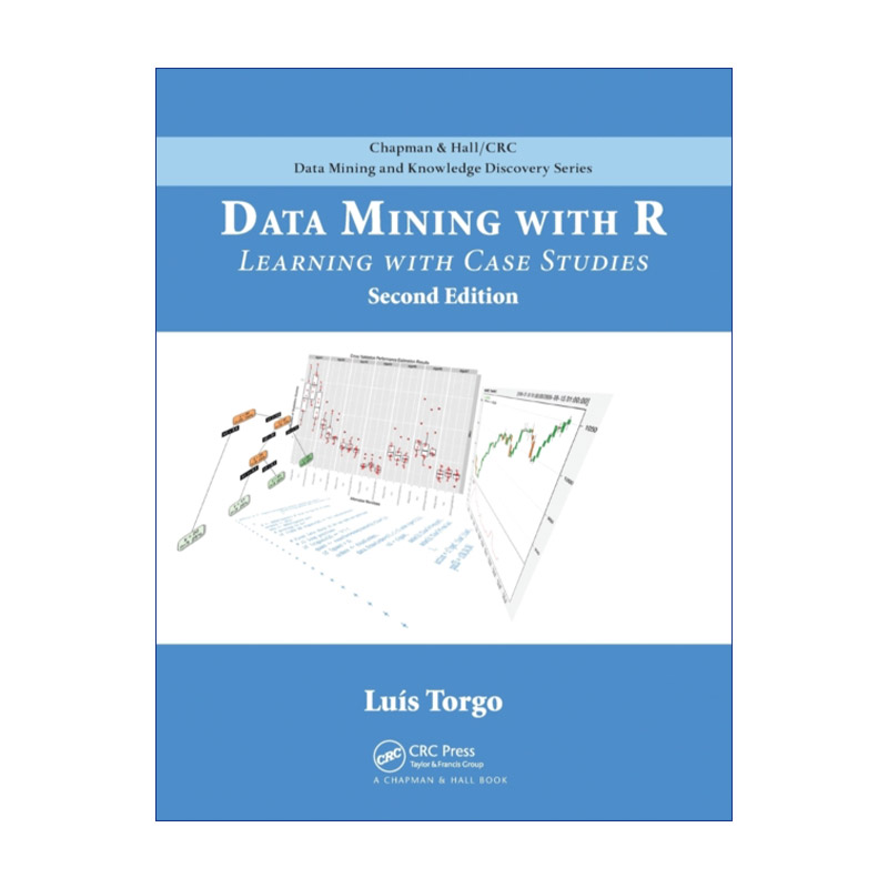 英文原版 Data Mining with R 数据挖掘与R语言 案例学习 第2版 英文版 进口英语原版书籍 书籍/杂志/报纸 科普读物/自然科学/技术类原版书 原图主图