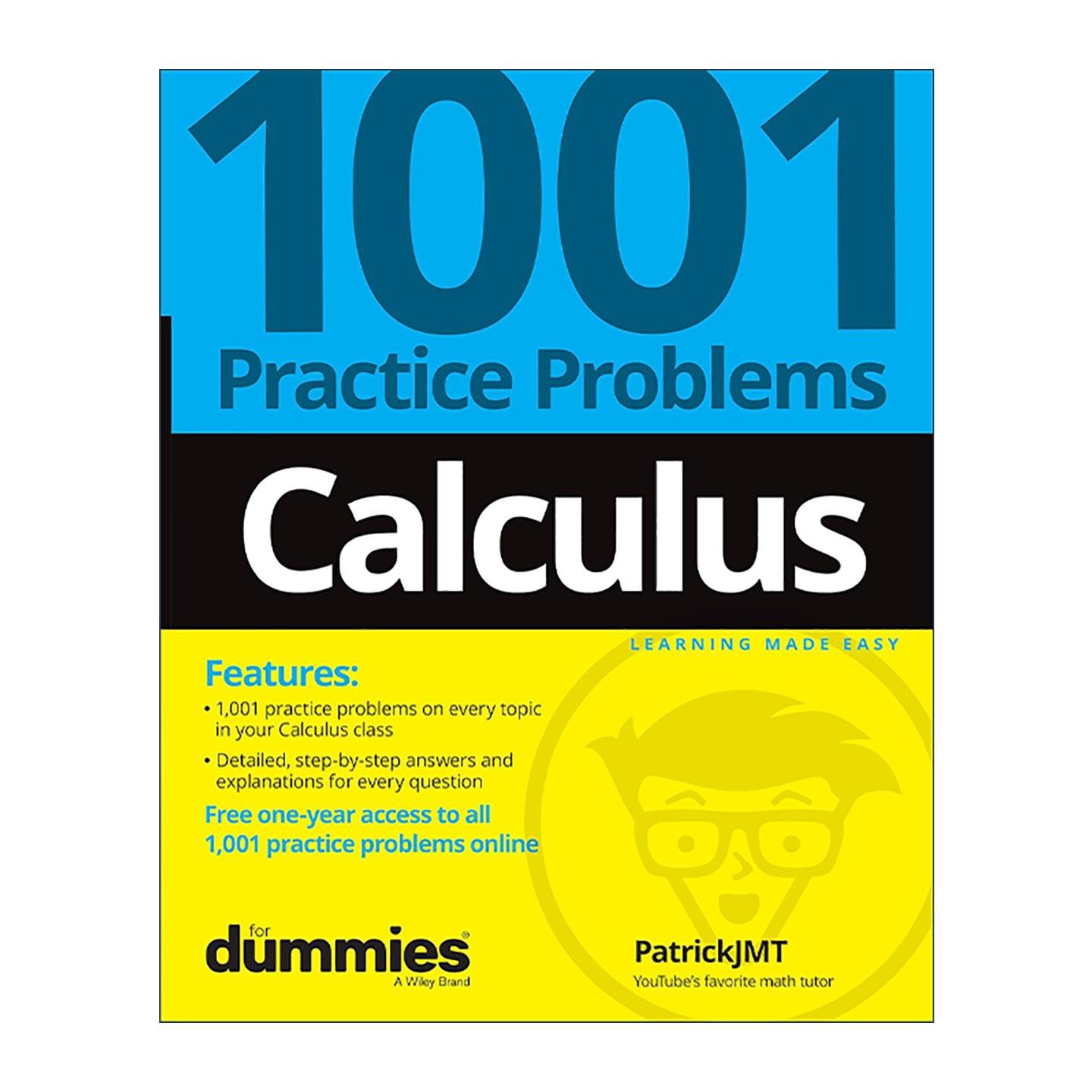 英文原版 Calculus 1001 Practice Problems for Dummies 微积分入门 1千道习题 免费在线资源 英文版 进口英语原版书籍