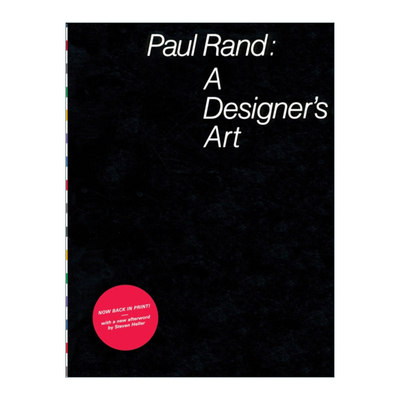 英文原版 Paul Rand A Designer's Art 保罗·兰德 设计师的艺术 英文版 进口英语原版书籍