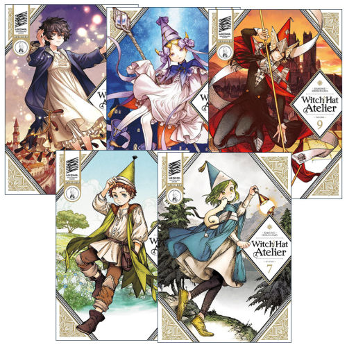 英文原版 Witch Hat Atelier尖帽子的魔法工坊系列 套装5册 同名动漫漫画 （7-11册）英文版 进口英语原版书籍