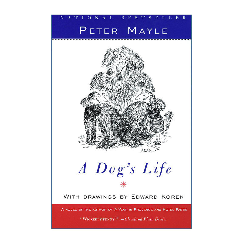 英文原版 A Dog's Life 一只狗的生活意见 法国游记 Peter Mayle 英文版 进口英语原版书籍