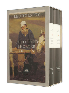 英文原版 Collected Shorter Fiction Boxed Set 托尔斯泰较短篇小说集 Everyman精装收藏版两卷盒装 英文版 进口英语原版书籍