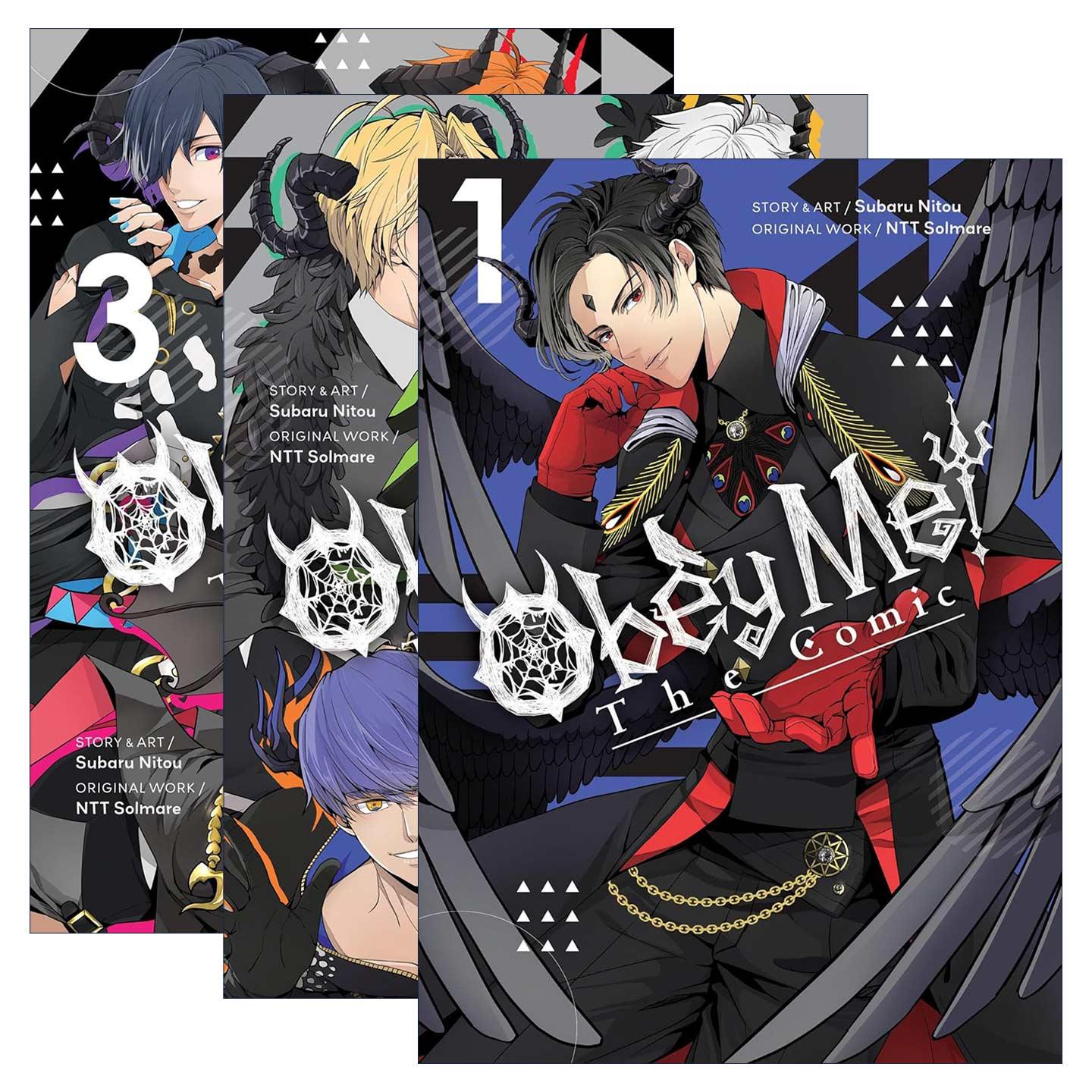 英文原版 Obey Me! The Comic 服从我系列3册 乙女向恋爱游戏改编漫画 英文版 进口英语原版书籍
