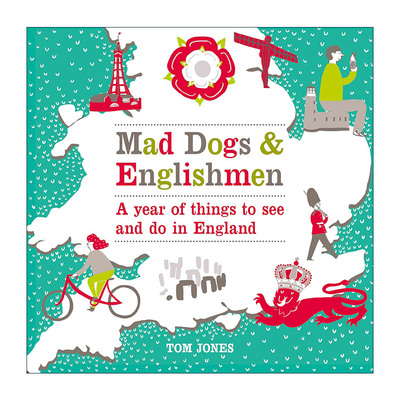 英文原版 Mad Dogs and Englishmen 疯狗和英国人 一年中的英国观光消遣乐趣 精装 精装旅行指南 英文版 进口英语原版书籍