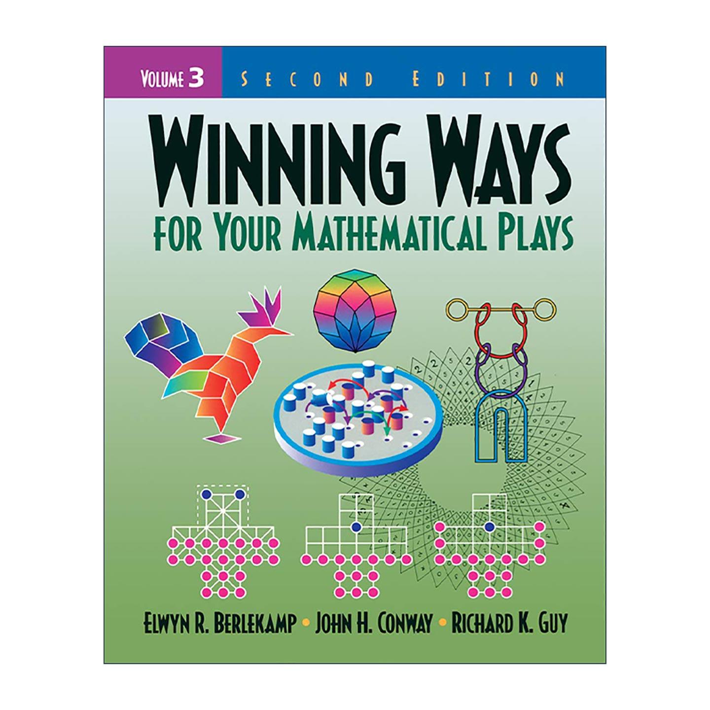 英文原版 Winning Ways for Your Mathematical Plays Volume 3 稳操胜券卷三 数学科学家埃尔温·伯利坎普 约翰·康威 博弈论