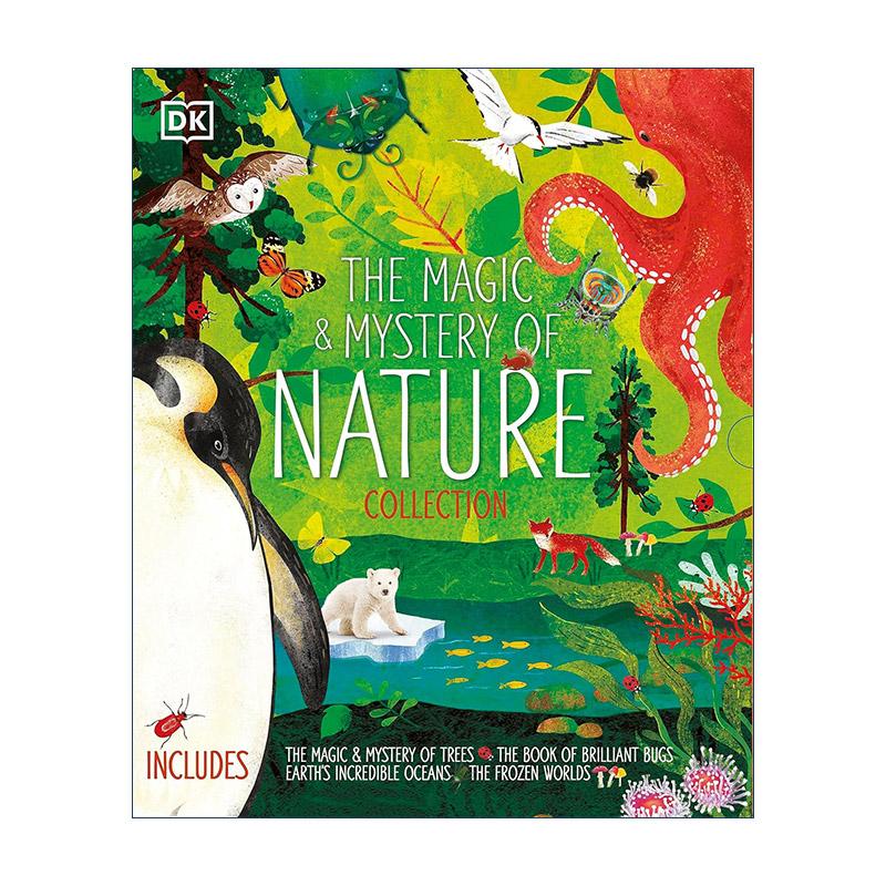 英文原版 The Magic and Mystery of Nature Collection 大自然的神奇与奥秘系列4本套装 DK自然科普百科精装 进口英语原版书籍