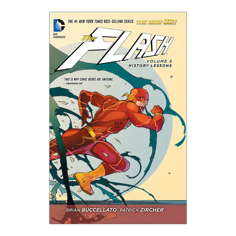 英文原版 The Flash Vol. 5 History Lessons 闪电侠 卷五 历史课 DC漫画 Brian Buccellato 英文版 The New 52 进口英语原版书籍