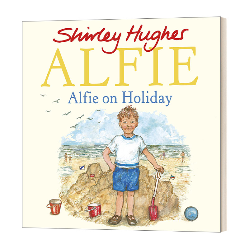 英文原版 Alfie on Holiday艾尔菲度假雪莉·休斯绘本 Shirley Hughes英文版进口英语原版书籍-封面