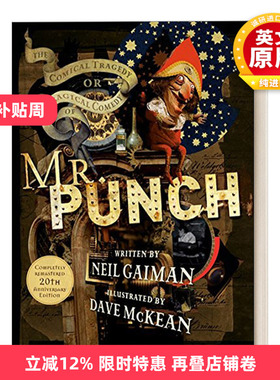 英文原版小说 The Comical Tragedy or Tragical Comedy of Mr Punch 彭趣先生的悲喜剧 木偶故事 尼尔·盖曼 英文版 进口书