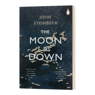 Down 进口英语原版 The 书籍 英文版 Moon 约翰·斯坦贝克 英文原版 月亮下去了