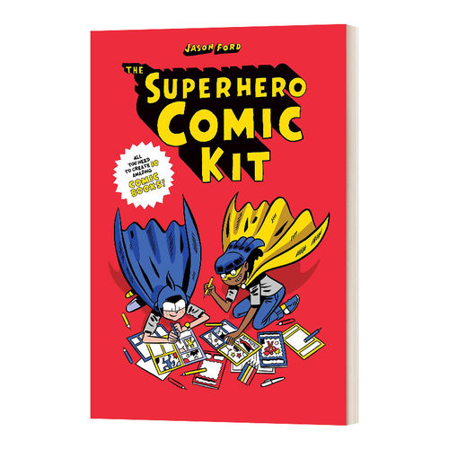 英文原版 The Superhero Comic Kit 超级英雄漫画工具包 英文版 进口英语原版书籍